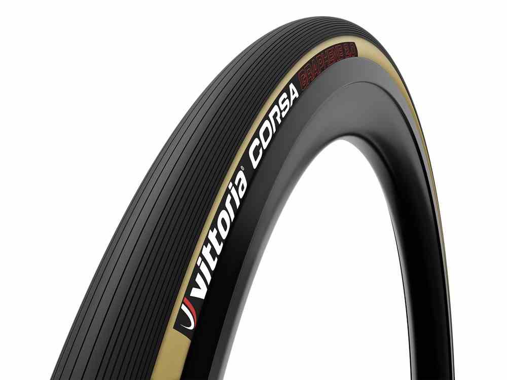 Opona Vittoria Corsa G 2.0 700x28 Czarna-transpa