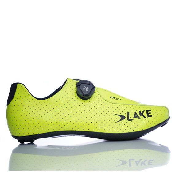 Buty szosowe Lake CX 301 roz 45.5 żółte fluo MY17