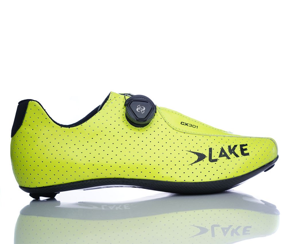 Buty szosowe Lake CX 301 roz 45.5 żółte fluo MY17