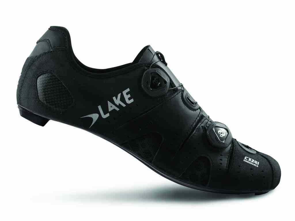 Buty szosowe Lake CX 241 roz 46.5 czarno-srebrne