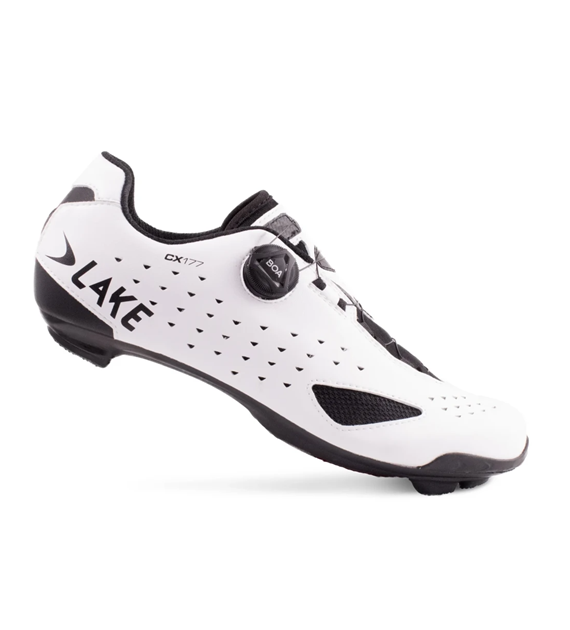 Lake buty szosowe CX 177 roz 40 Białe Czarne