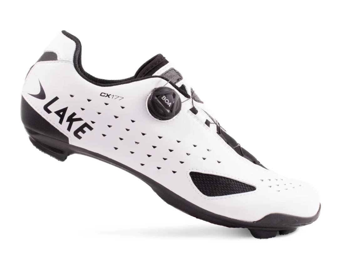 Lake buty szosowe CX 177 roz 43 Białe Czarne