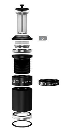 Argon18 stery 62-5 3D TH-881-1 do modelu Gallium