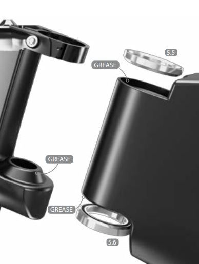 Argon18 łożyska sterów do ramy E-119/E-118Next