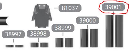Argon18 podkładki dystansowe 70mm do modelu E-119