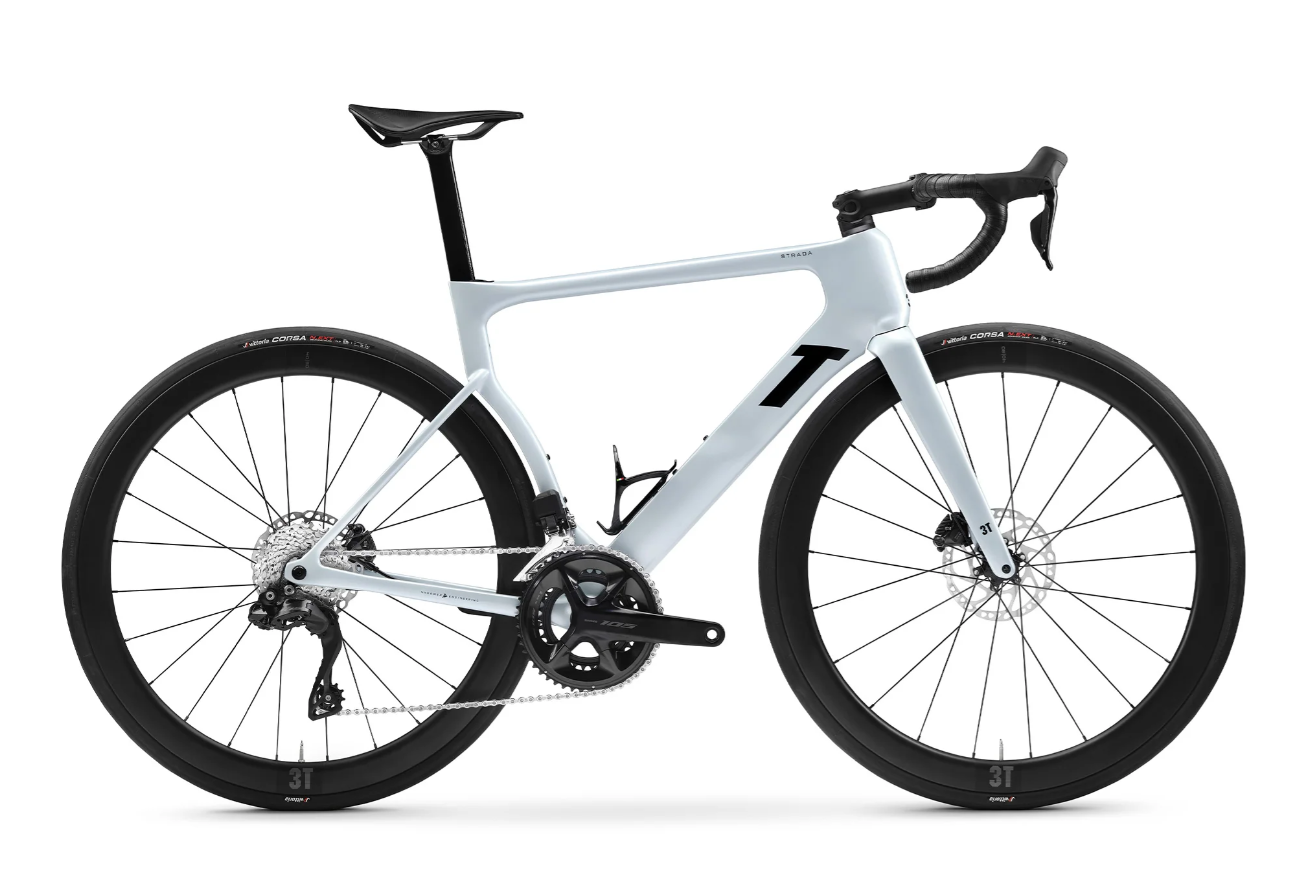 3T Strada 105 Di2 2x12 Carbon Ice/Grey 54 (S)