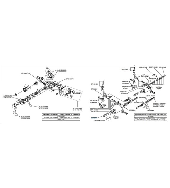 Campagnolo klocki hamulcowe 4 szt. po 2000r. SUPER RECORD