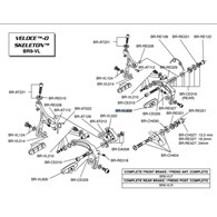 Campagnolo klocki hamulcowe Veloce 4szt po 2006r