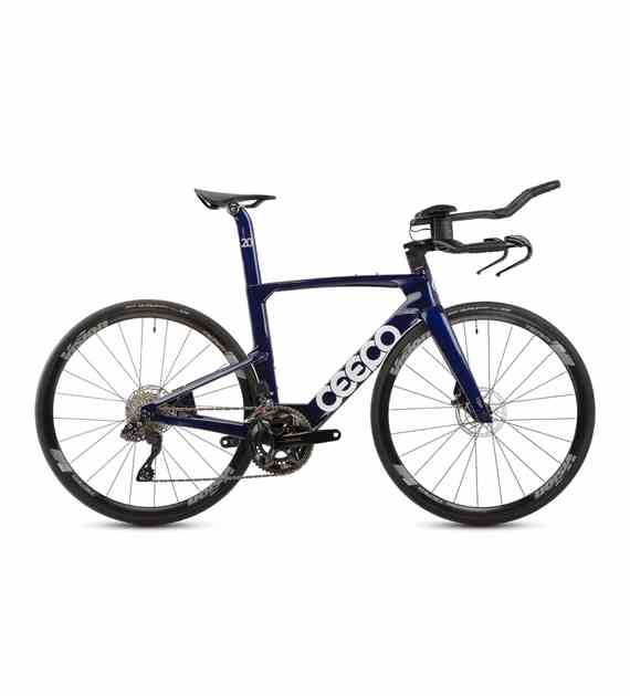 Rower Triathlonowy CEEPO Viper 105 Di2 12s L Niebieski/Biały