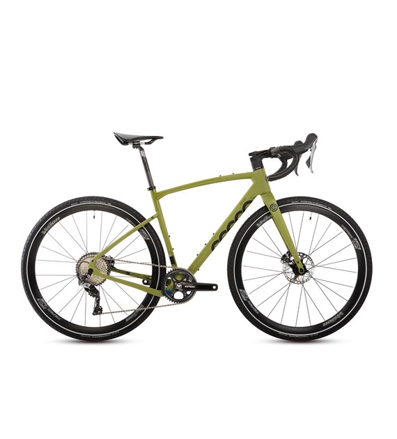 Rower Gravelowy Ceepo RINDO GRX 1x11 L Zielony mat