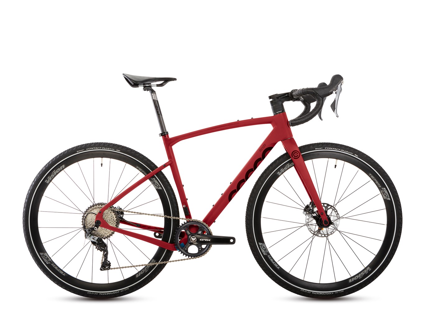 Rower Gravelowy Ceepo RINDO GRX 1x11 L Czerwony mat