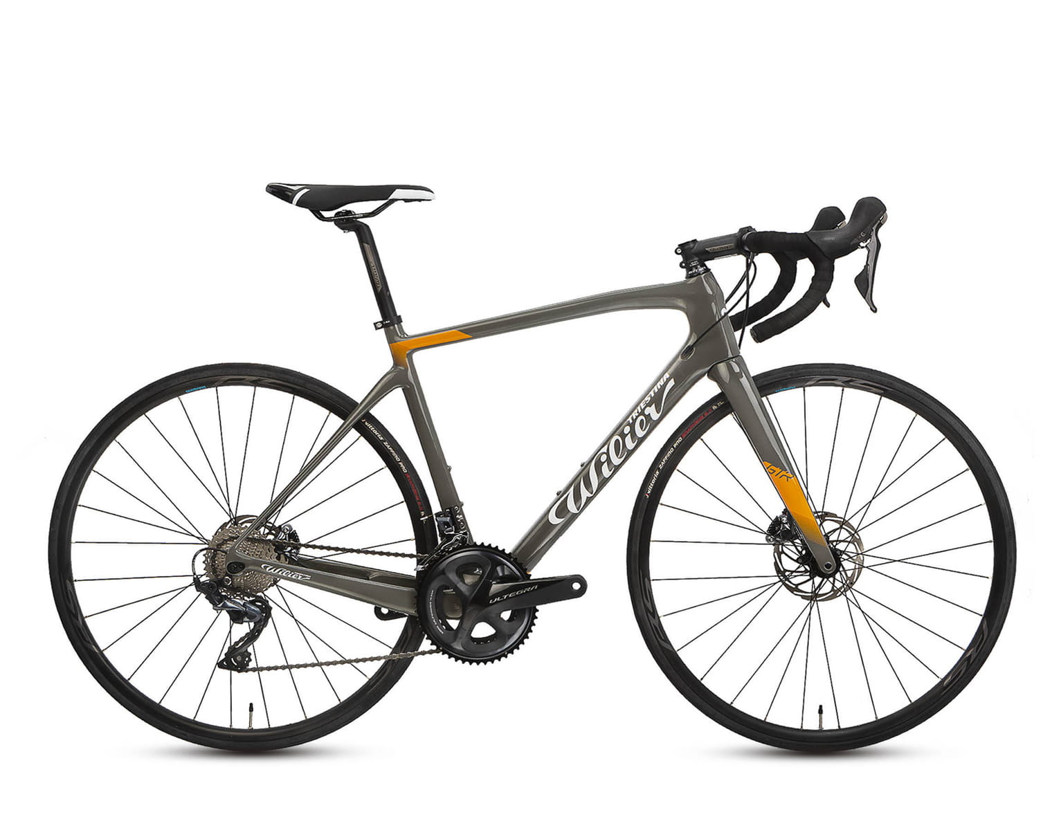 Wilier GTR Team Disc 105 RS 171 L Szary pomarńczowy