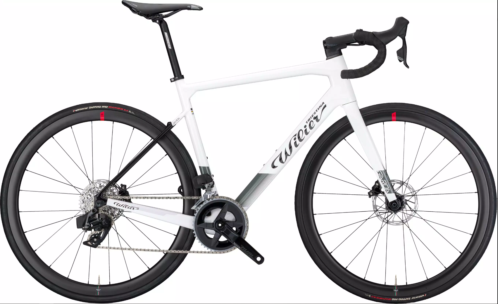 Rower Szosowy Wilier Garda 105 12S RX26 S Biało-Czarny Połysk