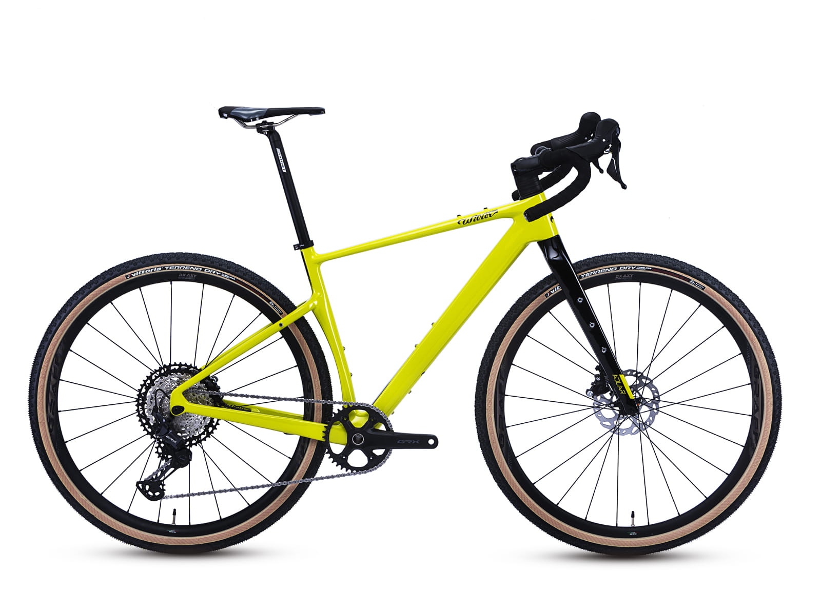 Rower Gravelowy Wilier Adlar GRX 1x12 Graff S Limonkowy Połysk