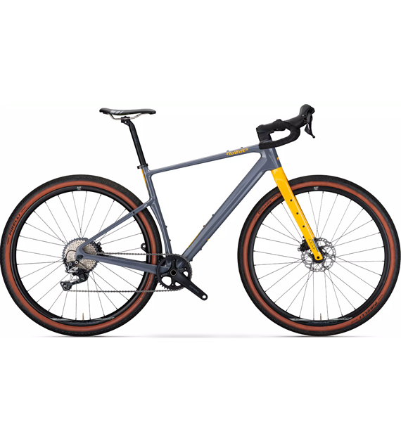 Rower Gravelowy Wilier Adlar Rival XPLR AXS Graff L Szaro-Żółty Połysk