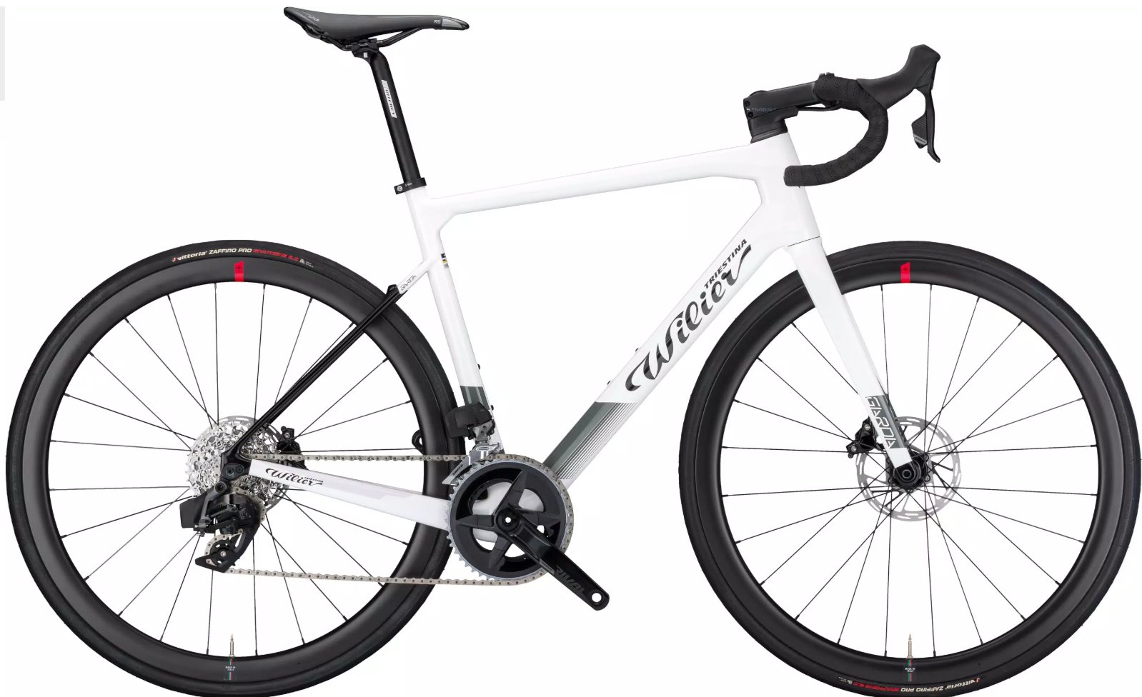 BIKE GARDA 105 12S MICHE REFLEX DX XXL WHITE BLACK GLOSSY