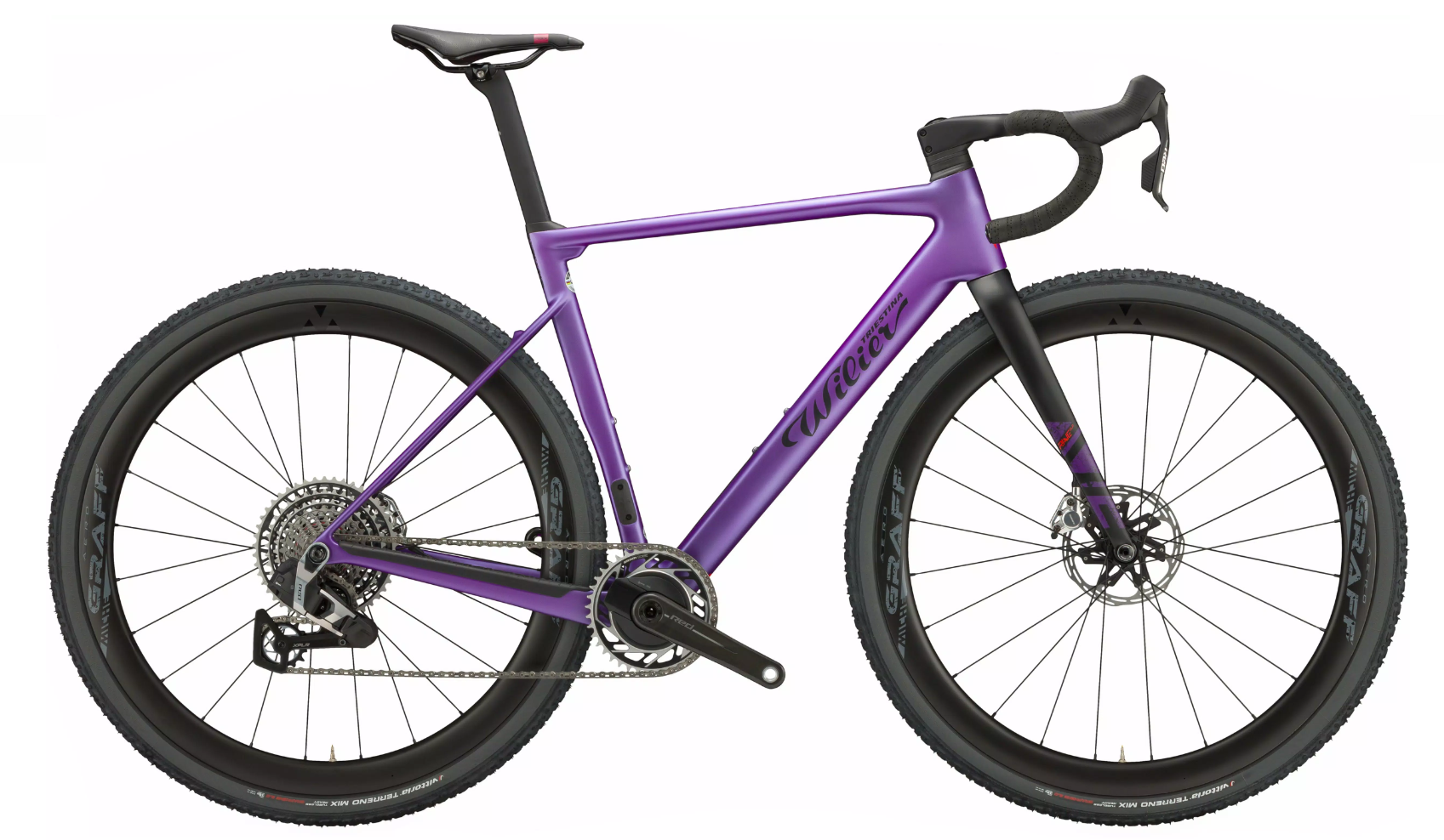 Wilier Rower Rave SLR Ult.Di2 SLR42 L Purple Black mat