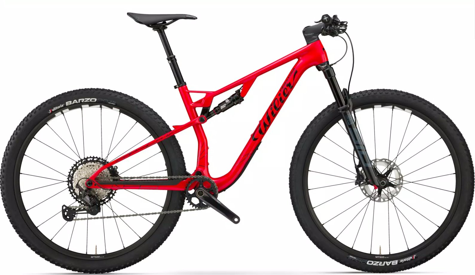 BIKE URTA MAX SL XT MT501 SID RL 120 L RED BLACK GLOSSY