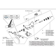 Campagnolo gumy na klamkomanetki EP PS VE/CE/AT czarne R+L