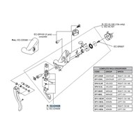 Campagnolo dźwignia manetki CHORUS/ESCAPE 10s EP prawa