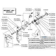 Campagnolo nośnik sprężyny prawego indeksu RECORD