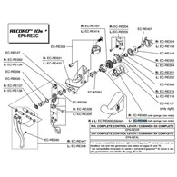 Campagnolo nośnik sprężyny lewego indeksu RECORD