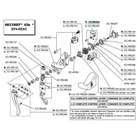 Campagnolo cyngiel zmiany biegów prawy RECORD EC-RE204