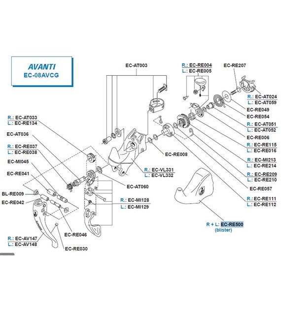 Campagnolo gumy na klamkomanetki 8s EP