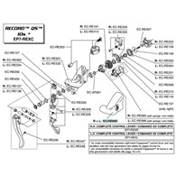 Campagnolo gumy na klamkomanetki 10s EP R+L