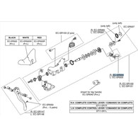 Campagnolo cyngiel zmiany biegów prawy EC-SR004 SUPER RECORD