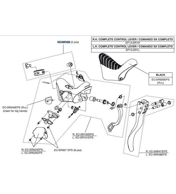 Campagnolo obejma mocująca klamkę SUPER RECORD