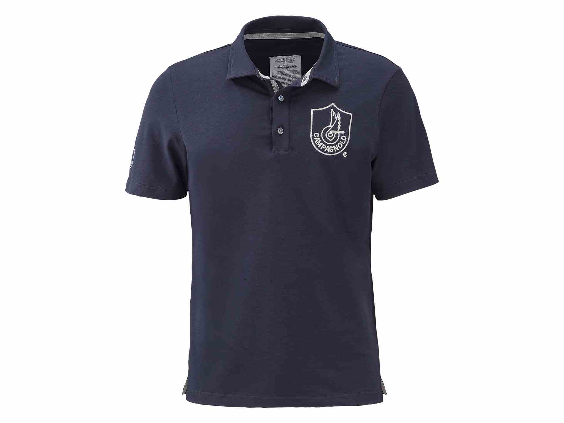 Campagnolo koszulka polo  XL  - niebieska