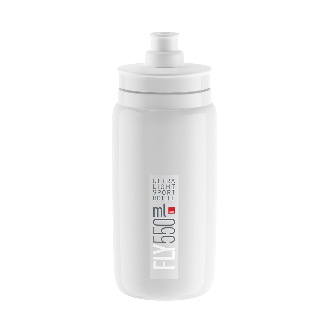 Elite bidon FLY biały szary 550ml