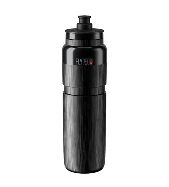 Elite Bottle FLY TEX Black, Grey Logo 950ml
