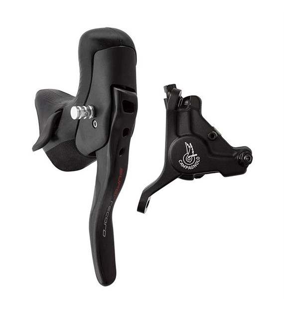 Klamkomanetka lewa Campagnolo SUPER RECORD 12s EPS pod hamulec tarczowy 140mm
