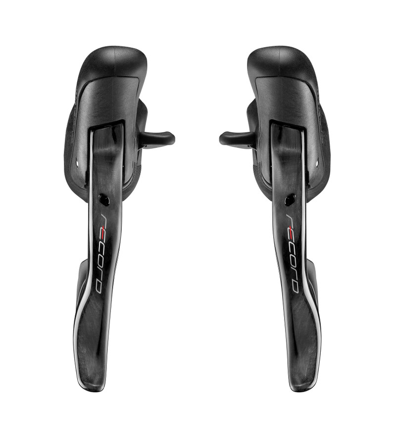 Klamkomanetka Campagnolo Record DB 12s lewa + zacisk 140