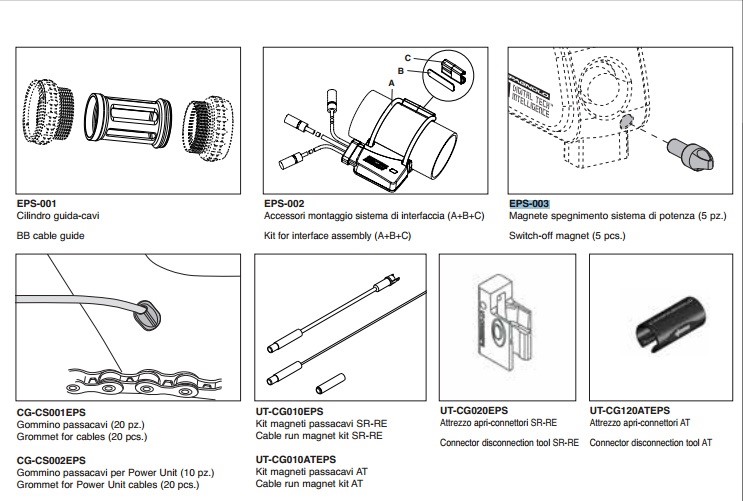 Campagnolo magnes do baterii EPS