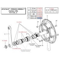 Campagnolo Koronka 53z CENTAUR/VELOCE black