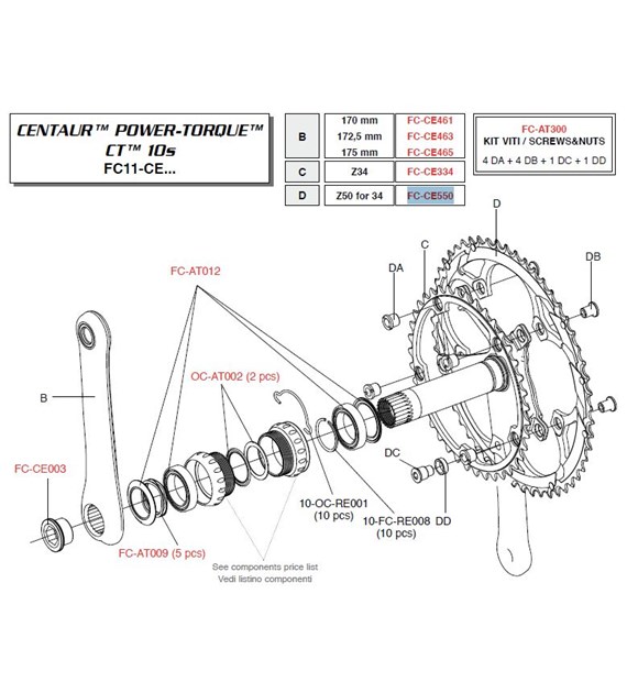 Campagnolo Koronka 50z CENTAUR