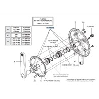 Campagnolo łożyska i uszczelki do korby UT
