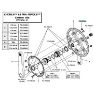 Campagnolo nakrętka do koronek korb FC-RE303