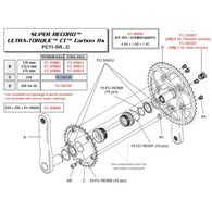 Campagnolo Koronka 34z SUPER RECORD/RECORD/CHORUS/ATHENA 11s
