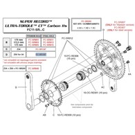 Campagnolo Koronka 50z SUPER RECORD/RECORD/CHORUS