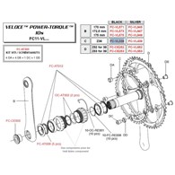Campagnolo Koronka 39z VELOCE czarna