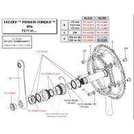 Campagnolo Koronka 53z VELOCE czarna