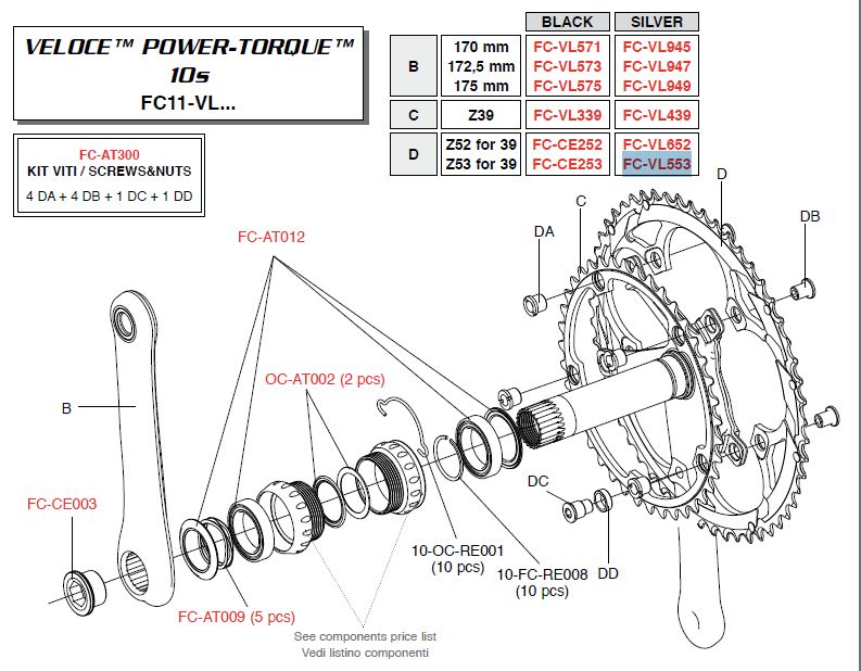 Campagnolo Koronka 53z VELOCE czarna