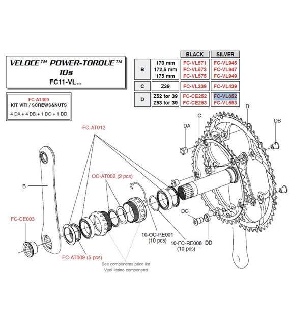 Campagnolo Koronka 52z VELOCE czarna