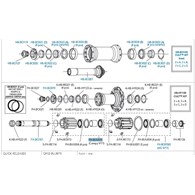 Campagnolo bębenek piasty - oś 17mm ED (CAMPA)