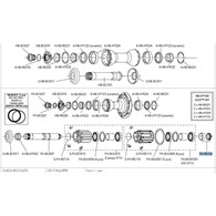Campagnolo nakrętka prawa tylnej piasty HYPER/BORA