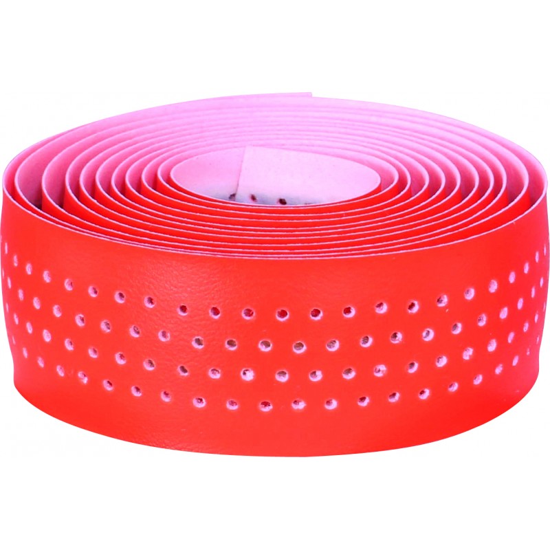 Velox owijka poliuretanowa Fluo Grip czerwona perforowana